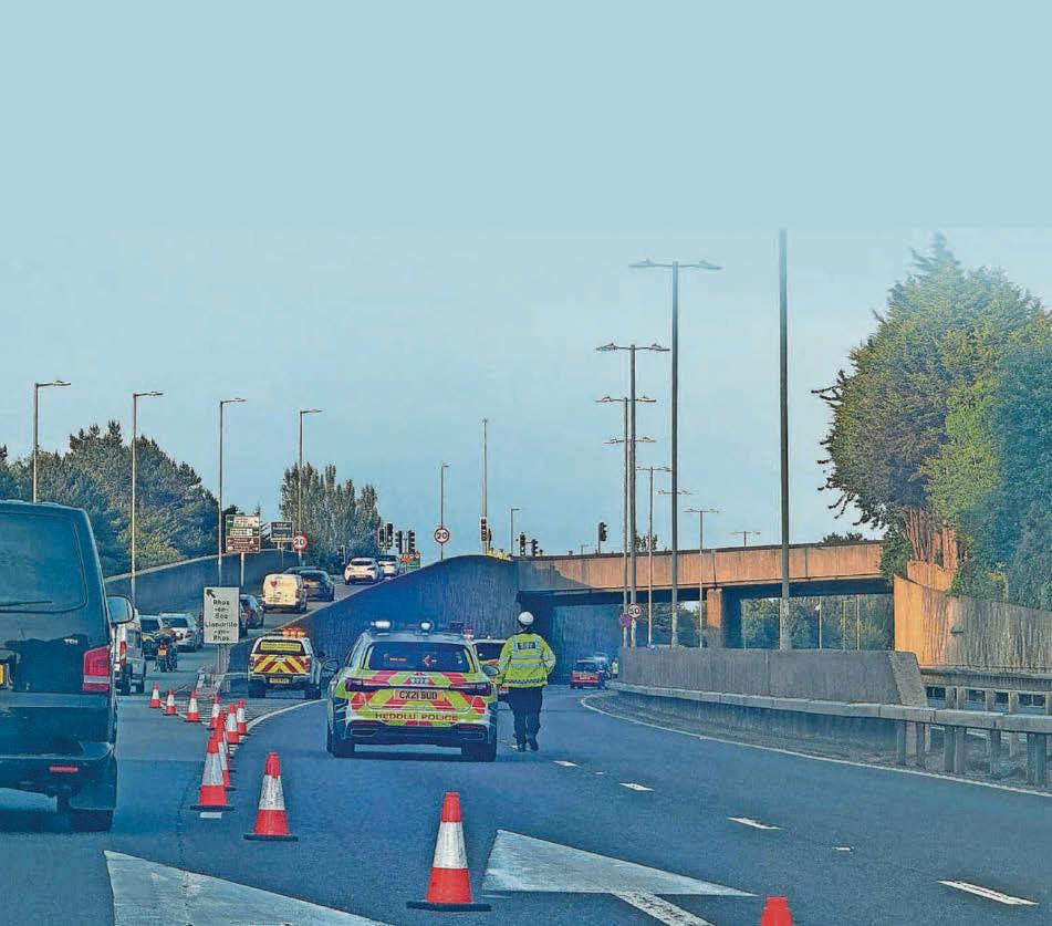 Man found 'severely injured' on the A55 in fight for his life